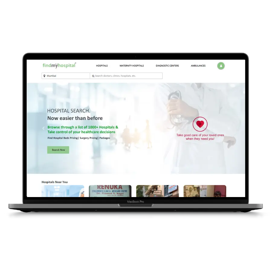 Find My Hospital Website